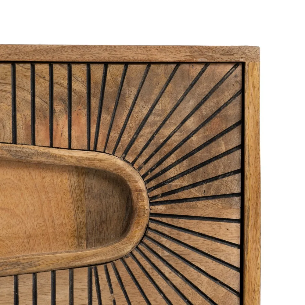 Comoda Modern Lemn Mango Metal, Natural Negru - de la creativdeco.ro [12]