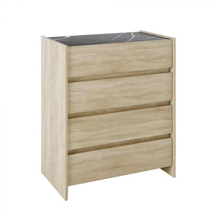 Comoda sonoma deschis cu blat decorativ Gasper [1]