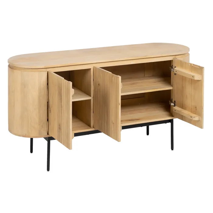 comoda lemn si metal CreativDeco pentru interioare industriale [4]