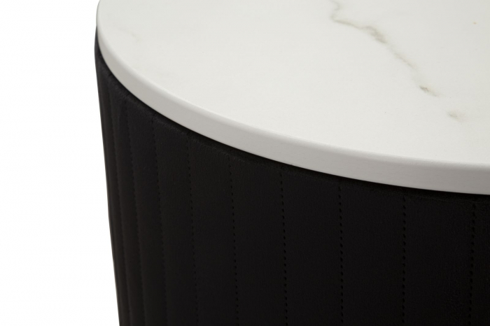 Comoda Montpellier, negru/auriu, lemn/metal/catifea [5]