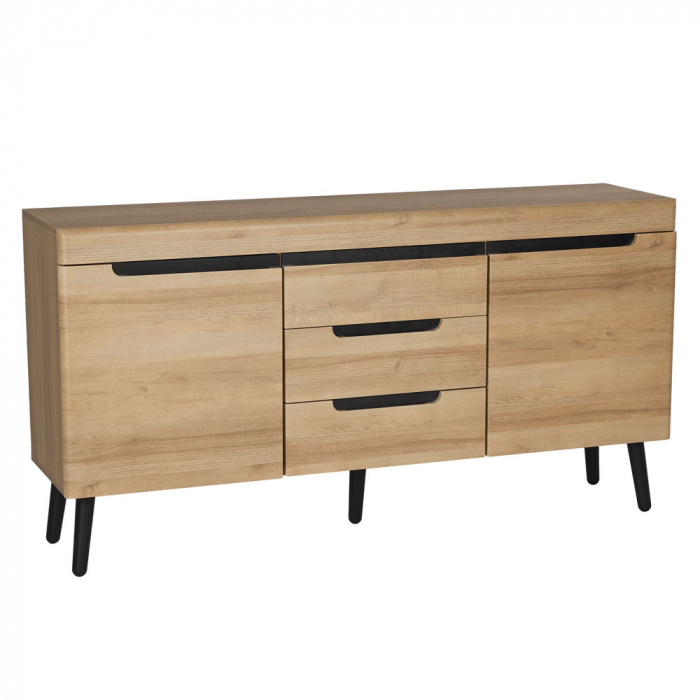 Comoda natural negru Grif - design modern elegant [1]
