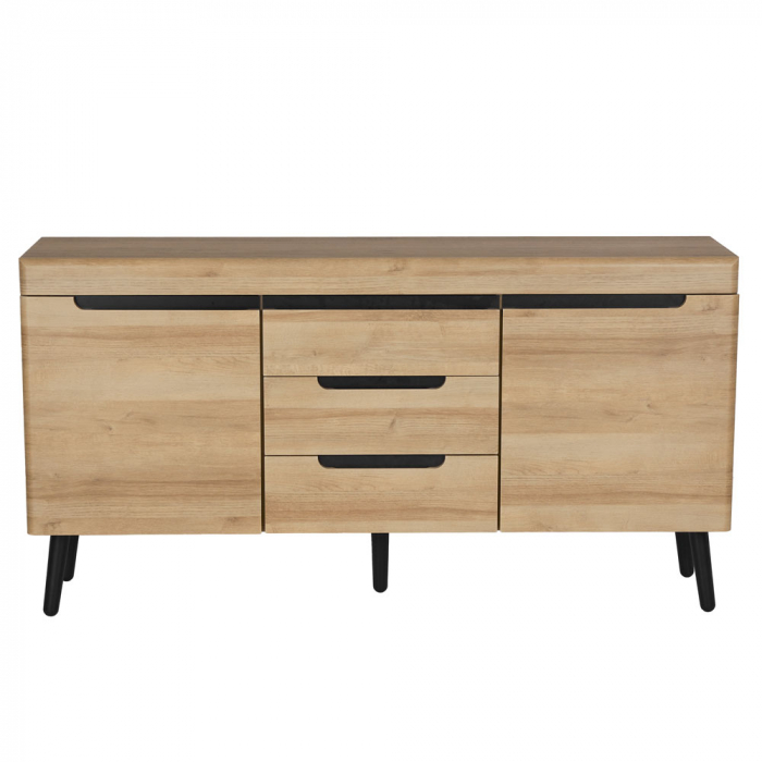 Comoda natural negru Grif - design modern elegant [2]