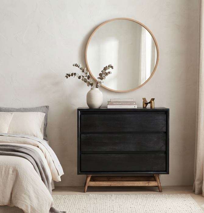 Comoda neagra din lemn Thiers|Comode moderne premium [2]