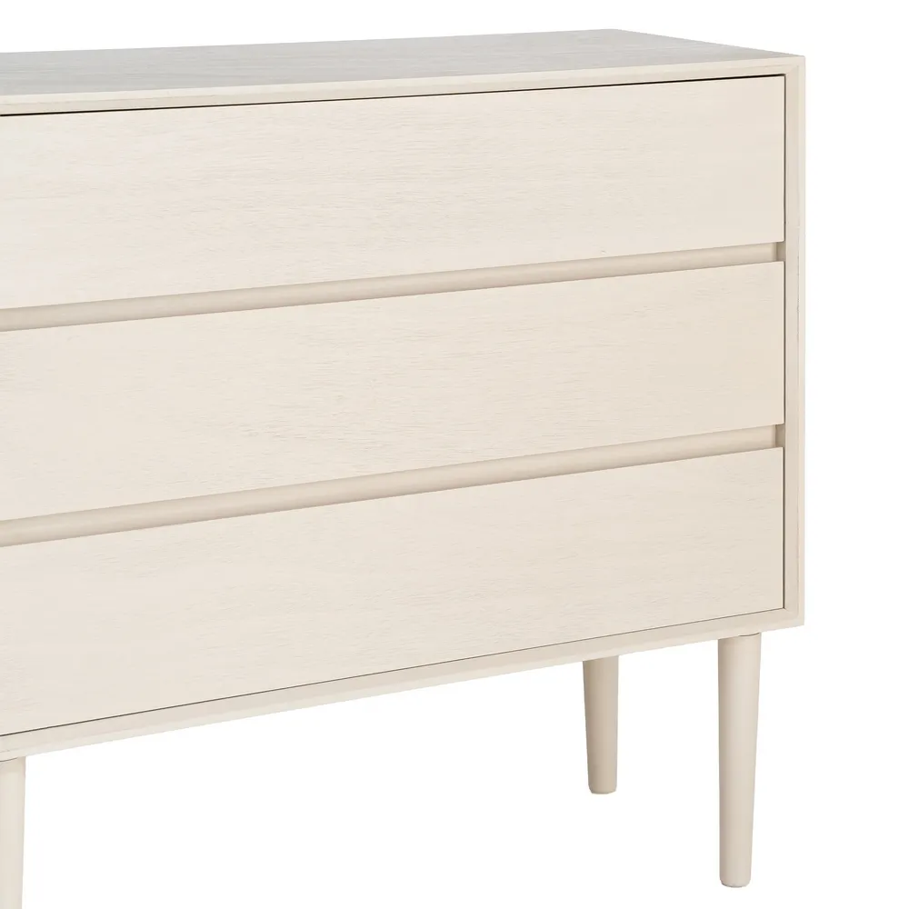 Comodă din MDF crem cu trei sertare [4]