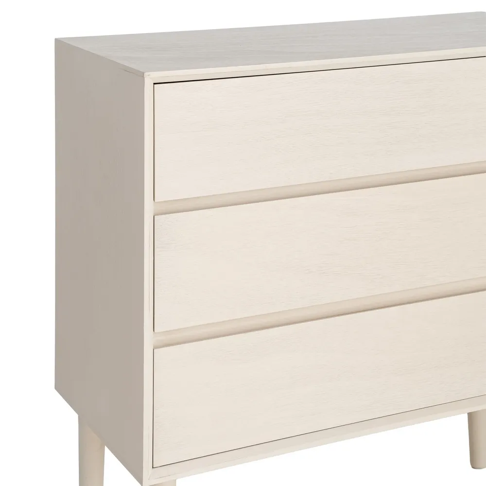 Comodă din MDF crem cu trei sertare [5]