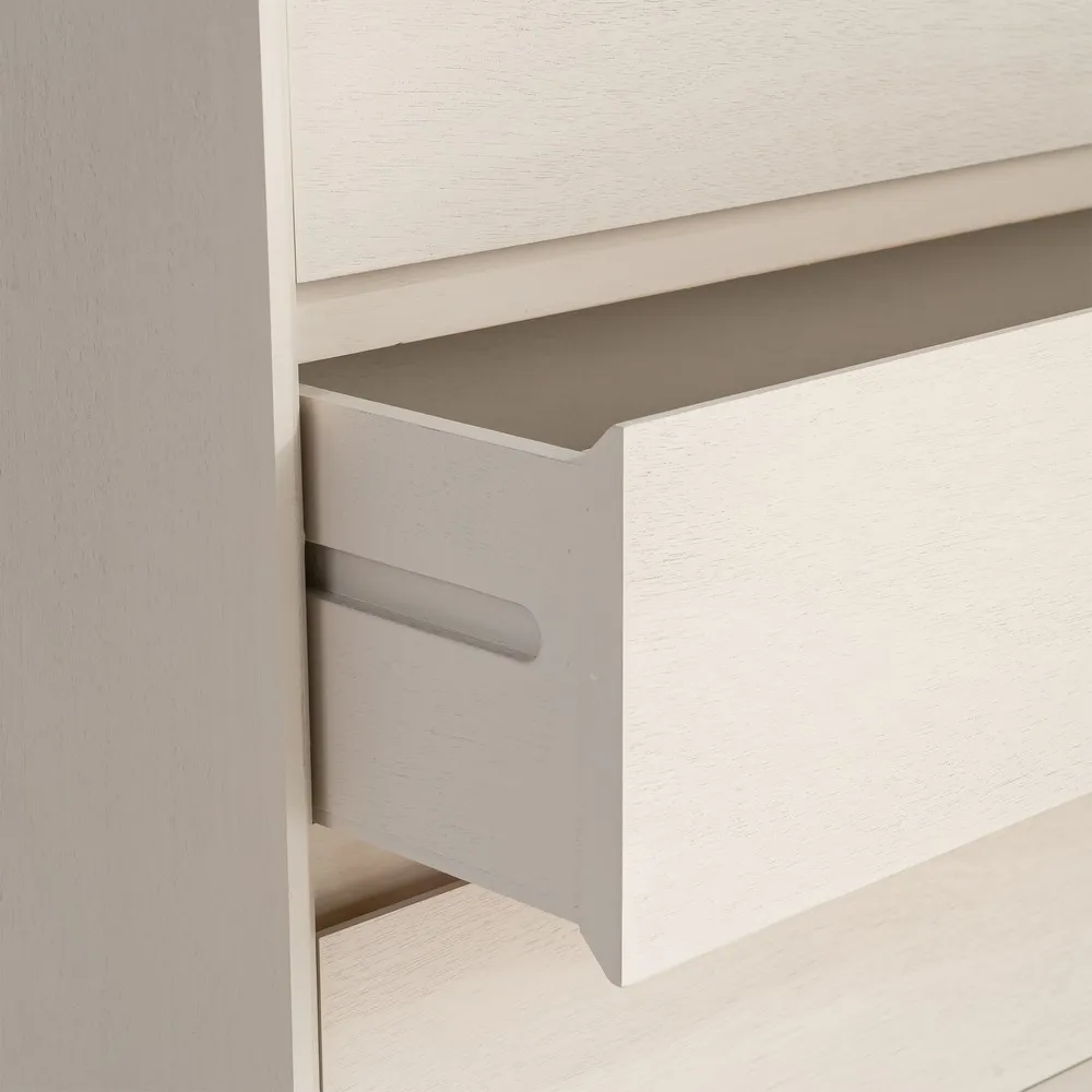 Comodă din MDF crem cu trei sertare [6]