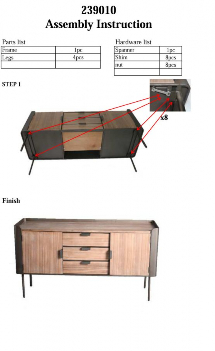 Mobilier minimalist twist clasic CreativDeco [11]