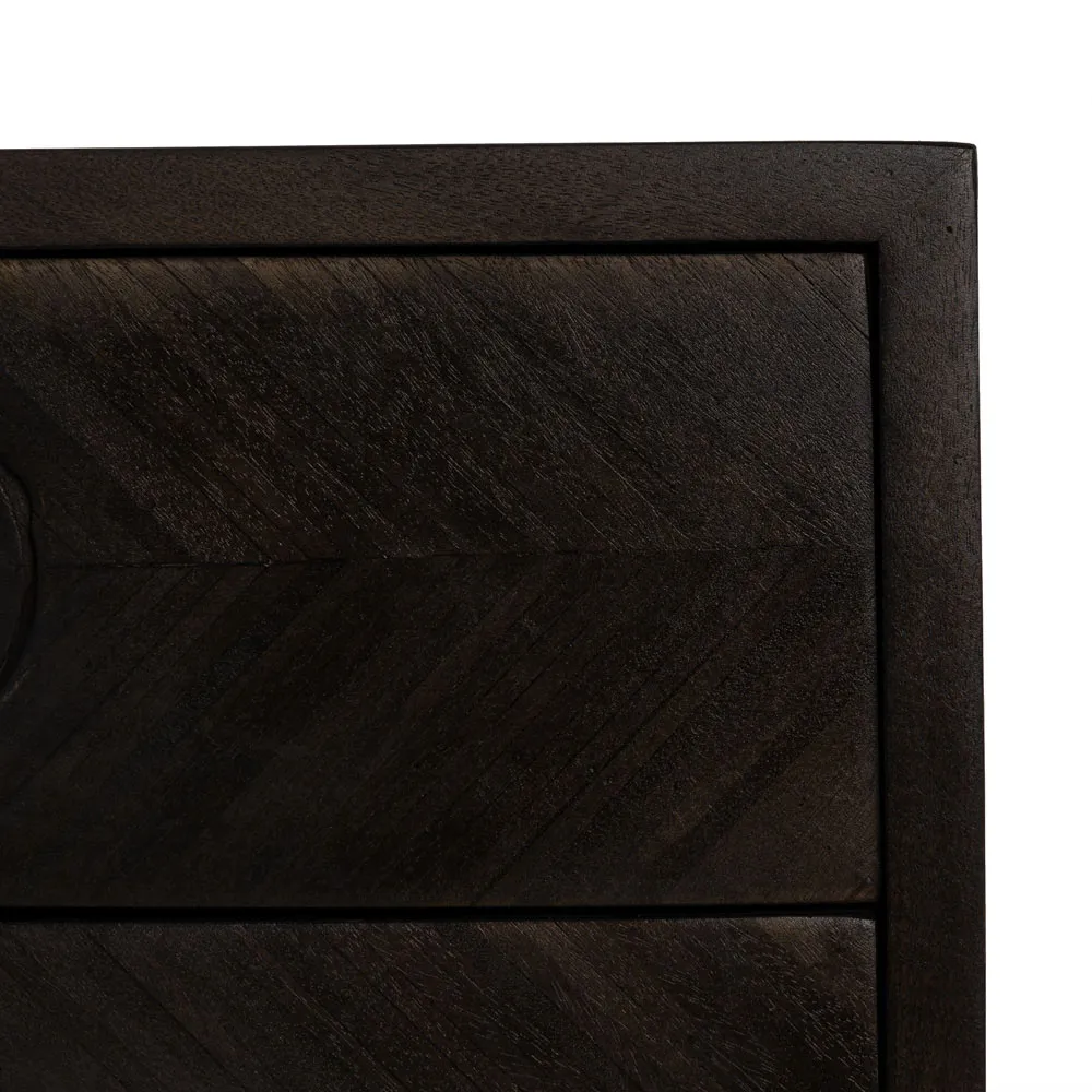 Comoda Serenity, Lemn Mango Metal, Maro Auriu - creativdeco.ro [7]