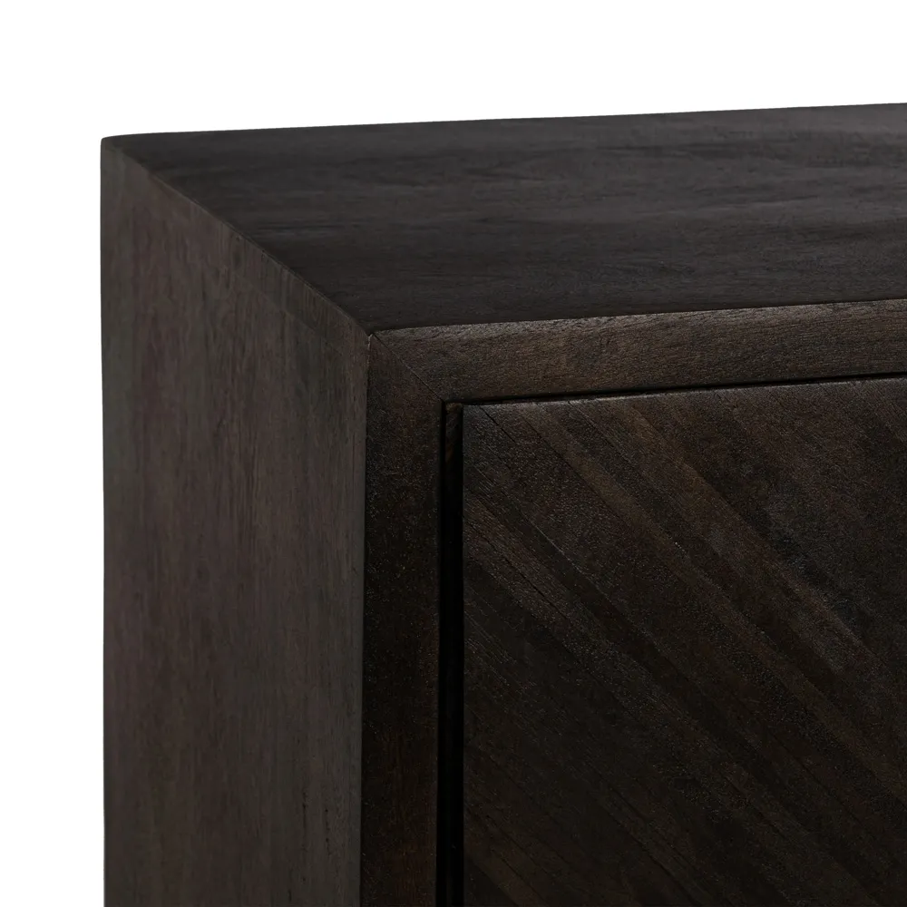Comoda Serenity, Lemn Mango Metal, Maro Auriu - creativdeco.ro [6]