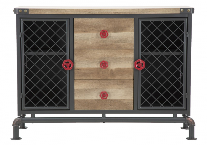 Comoda metalica stil industrial autentic CreativDeco [2]
