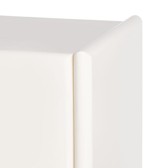 Comoda tip bufet arhitecturala din MDF lacuit crem cu blat din marmura [11]