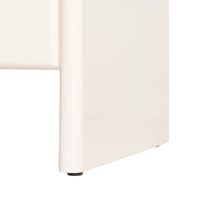 Comoda tip bufet arhitecturala din MDF lacuit crem cu blat din marmura [10]