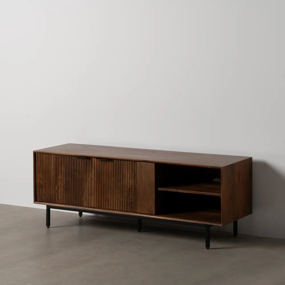 Comoda TV din lemn mango | Mobilier living functional [1]