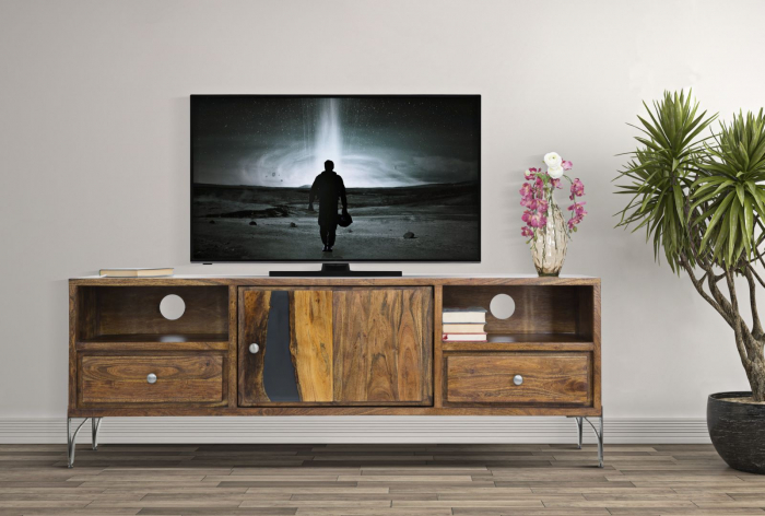 Comoda TV mare lemn masiv unica | Mobilier statement CreativDeco [2]