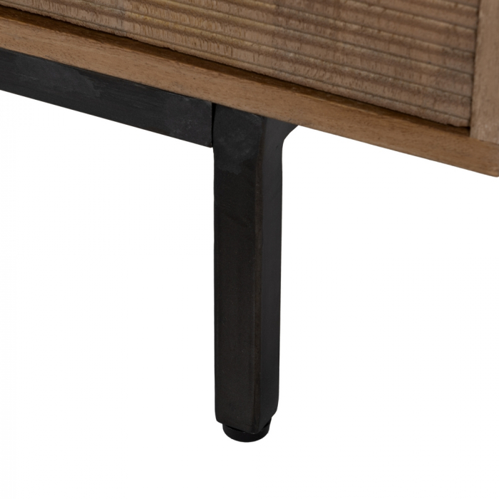 Comoda TV moderna CreativDeco - Lemn de mango cu structura metalica [11]