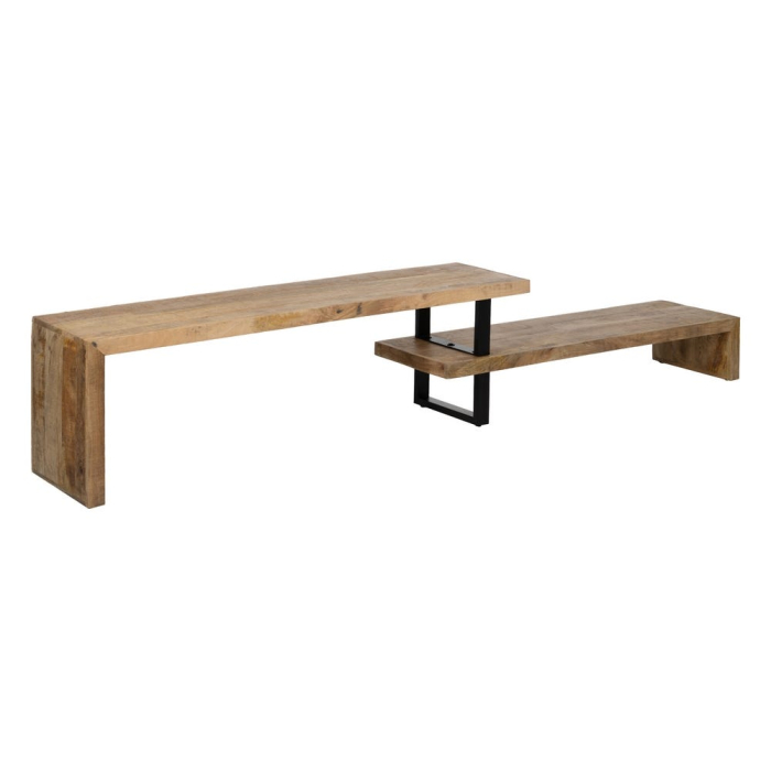 Imagine comodă TV mango și metal [2]