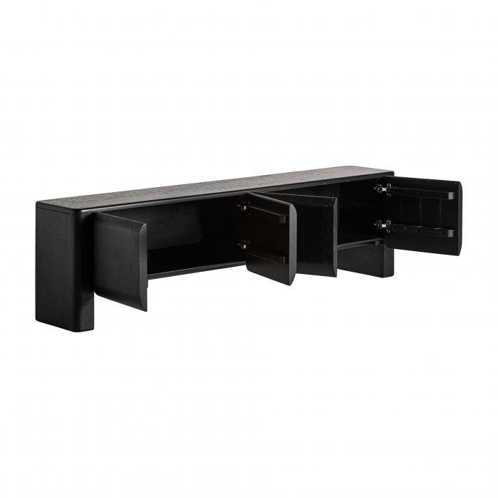 Comoda TV Art Deco mango negru|Comode TV elegante [3]