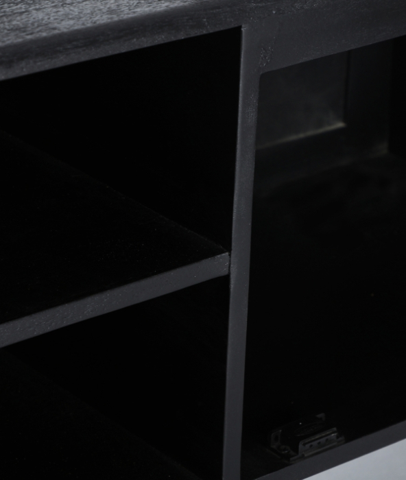 Comodă TV lemn mango negru NOX – titlu imagine principală [5]