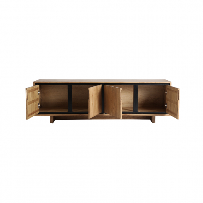 Comoda TV din lemn de mindi maro deschis Osby 180 x 55 cm [2]