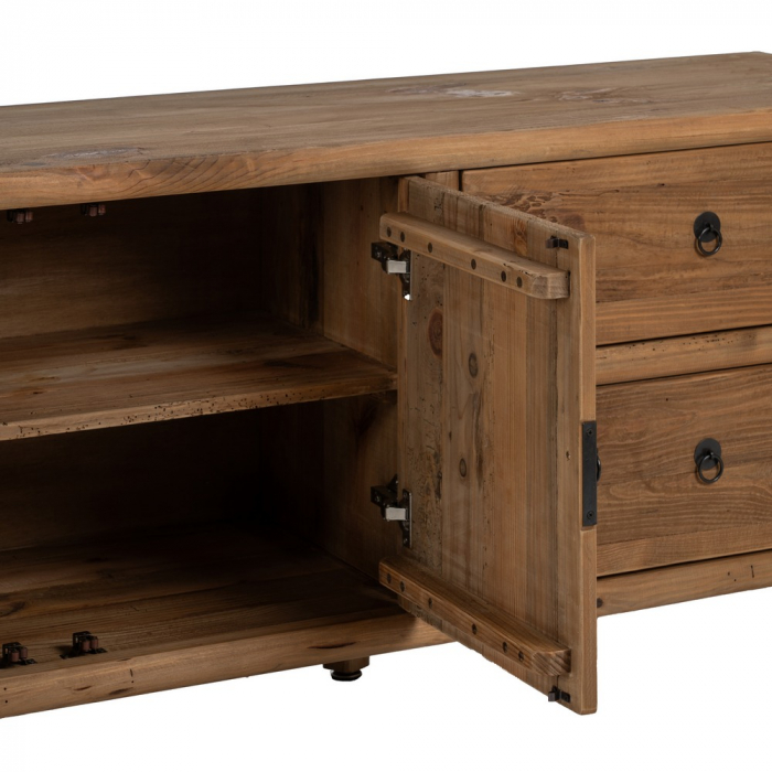 Comoda TV Lemn Pin Reciclat CreativDeco - Mobilier Natural pentru Camera [6]