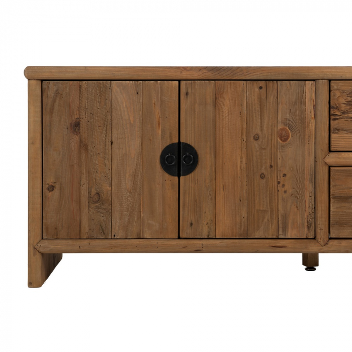 Comoda TV Lemn Pin Reciclat CreativDeco - Mobilier Natural pentru Camera [5]