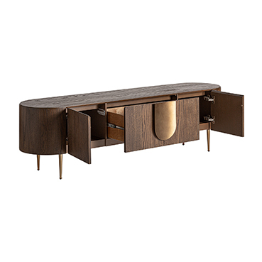 Comoda TV Art Deco stejar|Comode elegante premium [3]