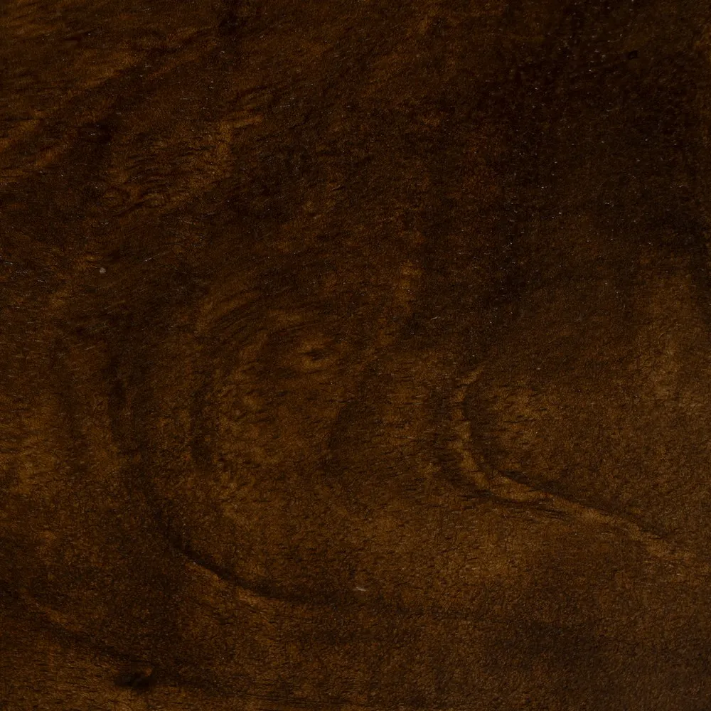 comoda tv din lemn mango maro doua sertare si raft deschis design simplu [11]