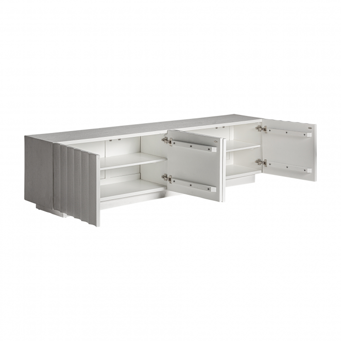 Comoda TV contemporana alba|Mobilier modern arhitectural [3]