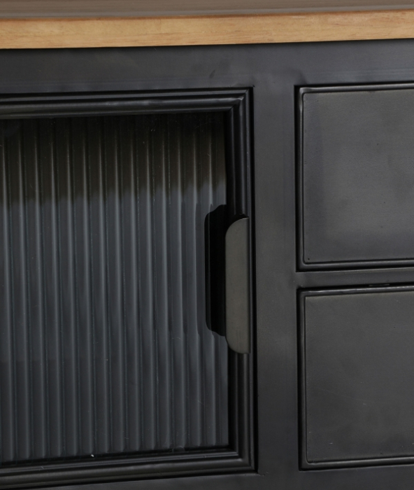 Comodă TV EASBY fier și lemn [7]