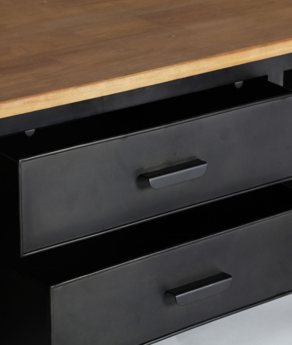 Comodă TV EASBY fier și lemn [5]