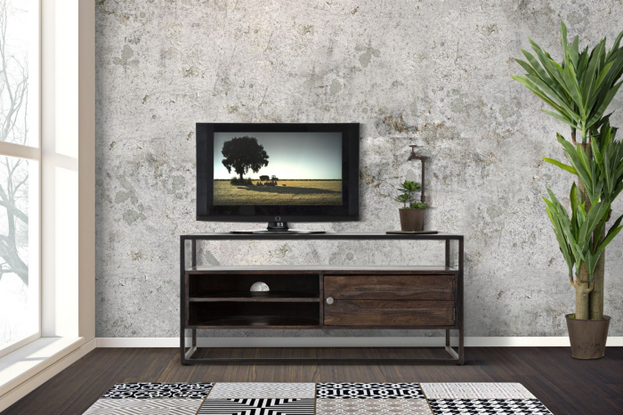 Comoda TV lemn masiv industrial | Mobilier living CreativDeco [2]