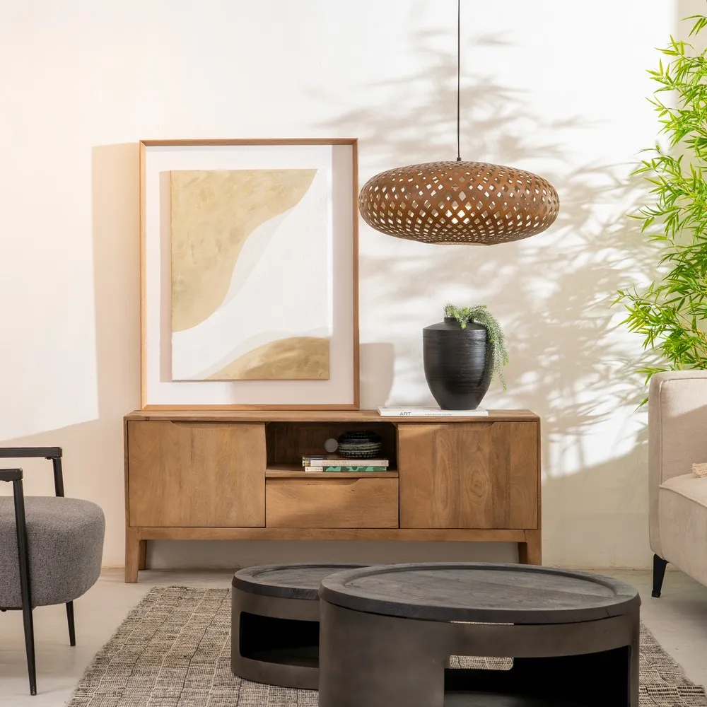 Comoda TV Mare Lemn Mango | Mobilier Living Versatil [13]