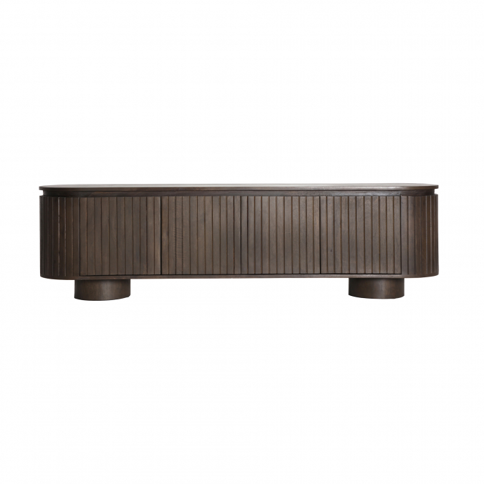 Comoda TV lemn mango art deco|Mobilier media premium [1]