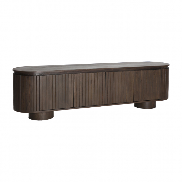Comoda TV lemn mango art deco|Mobilier media premium [3]