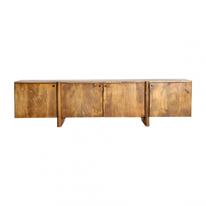 Comoda TV lemn mango nordic|Mobilier media premium [1]