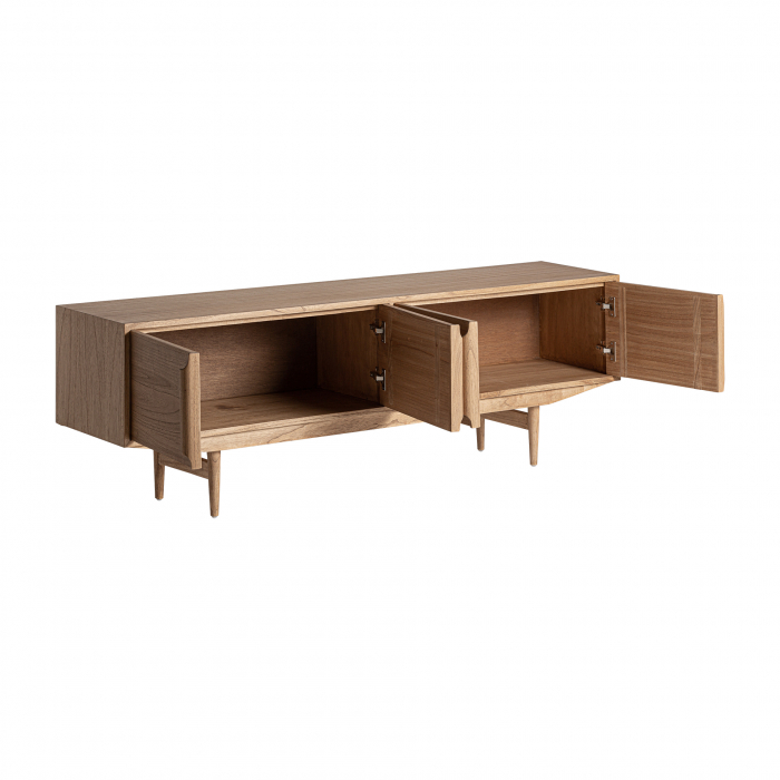 Comoda TV lemn mindi nordic|Mobilier media premium [4]