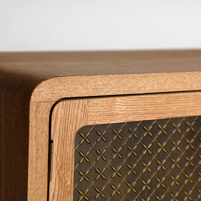Comoda TV vintage maro|Mobilier media premium [4]