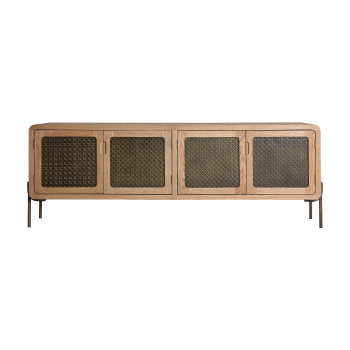 Comoda TV vintage maro|Mobilier media premium [1]