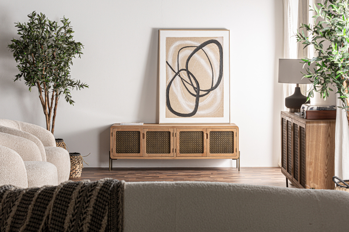 Comoda TV vintage maro|Mobilier media premium [8]