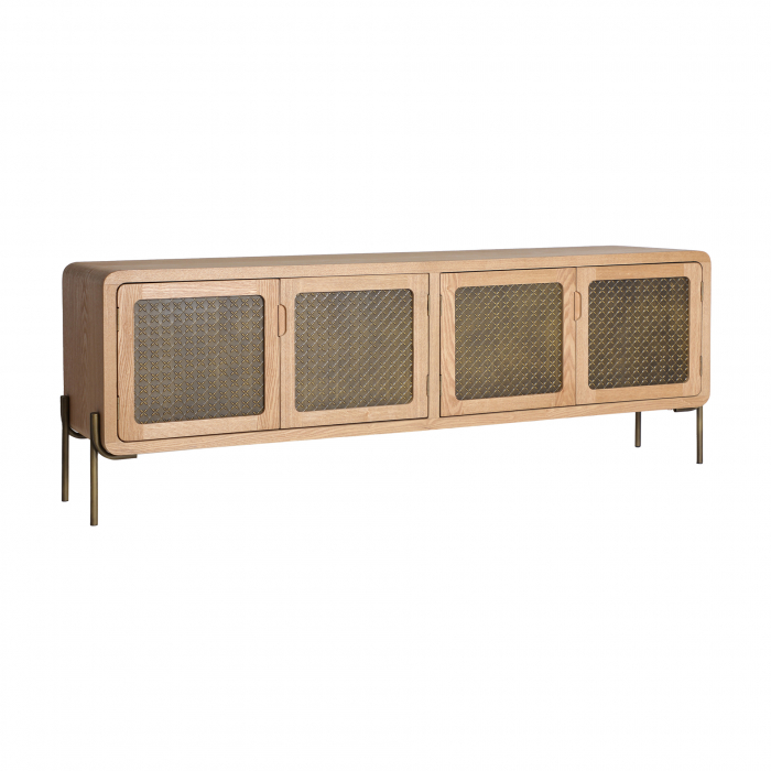 Comoda TV vintage maro|Mobilier media premium [2]