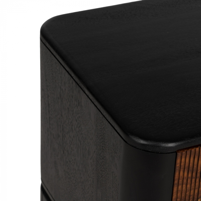 Comoda TV lemn mango sheesham maro-negru|Comode moderne pentru interioare elegante [4]