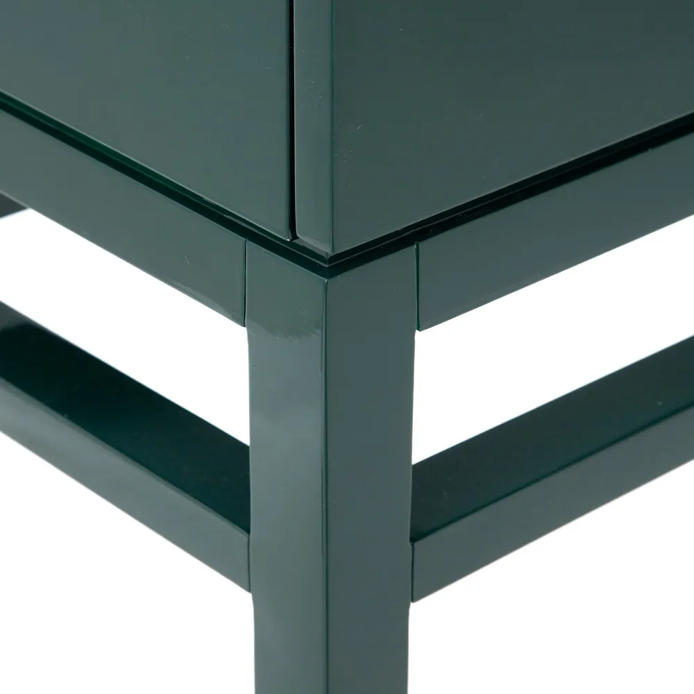 Comoda verde lemn brad [6]
