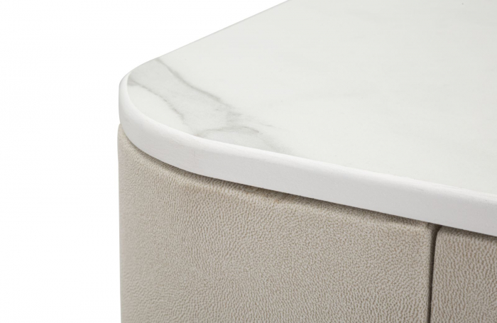 Consola 2 sertare Beauty, bej auriu - CreativDeco.ro [7]