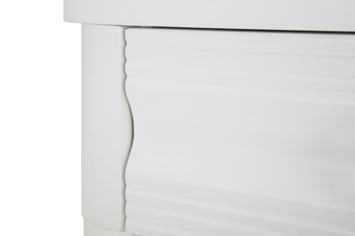 Consola Shine alba cu sertare valurite | CreativDeco [6]