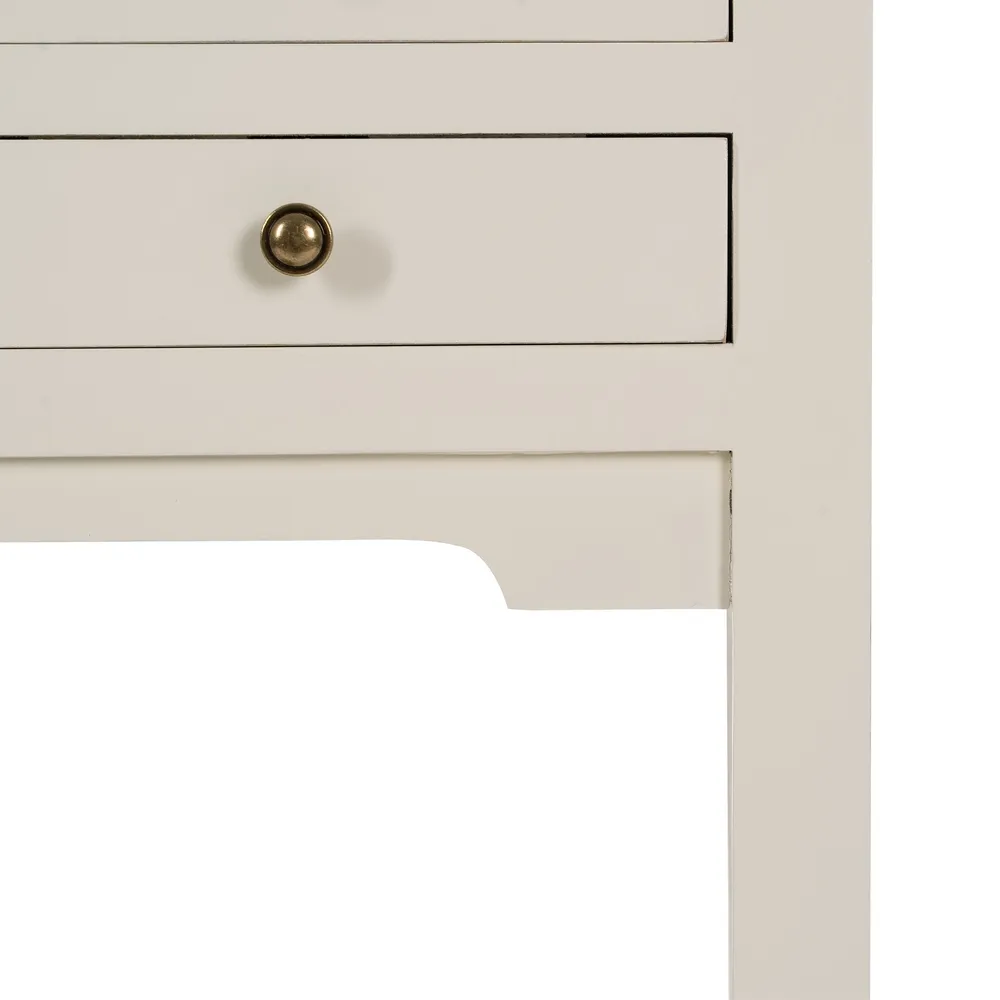 Consola alba cu sertare | Piese orientale CreativDeco [7]