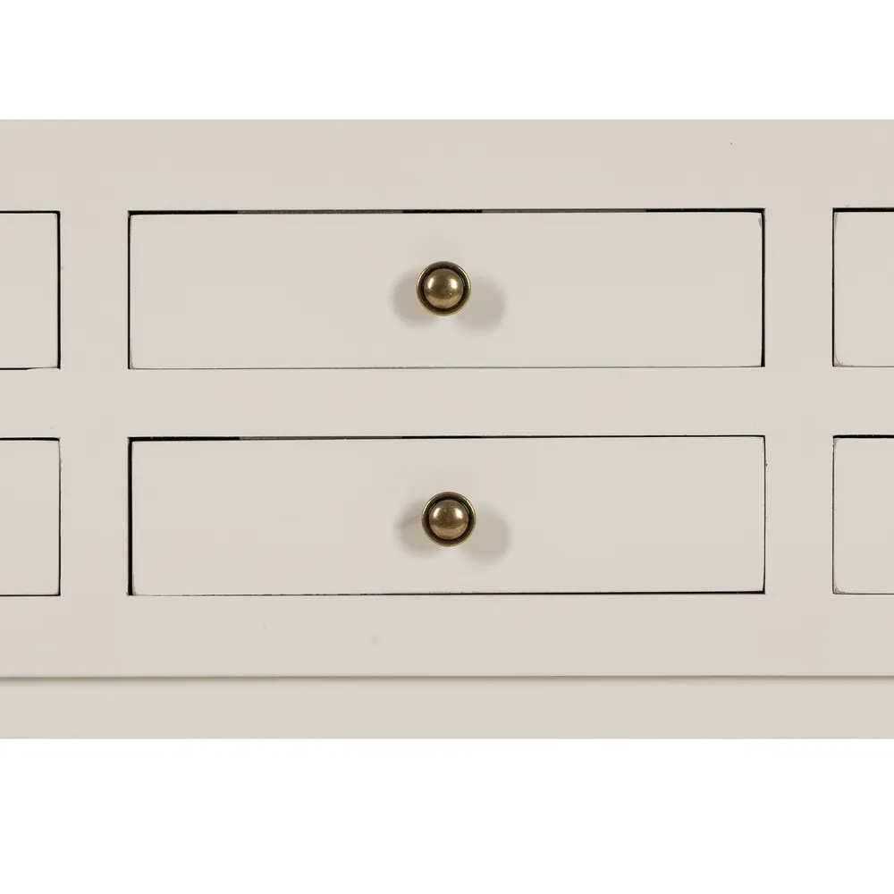 Consola alba cu sertare | Piese orientale CreativDeco [4]
