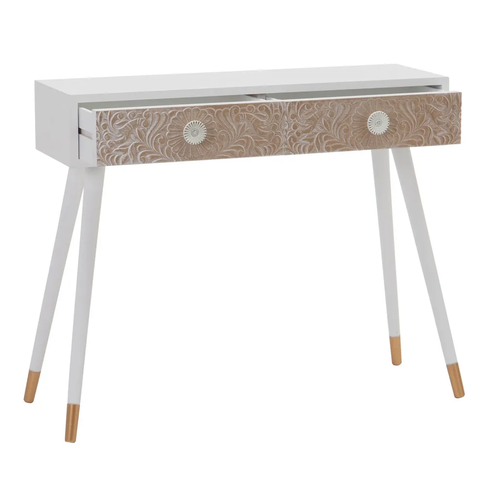 Consola alba lemn pin [4]