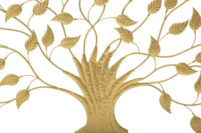 Consola Albero, fier/oglinda, auriu [8]