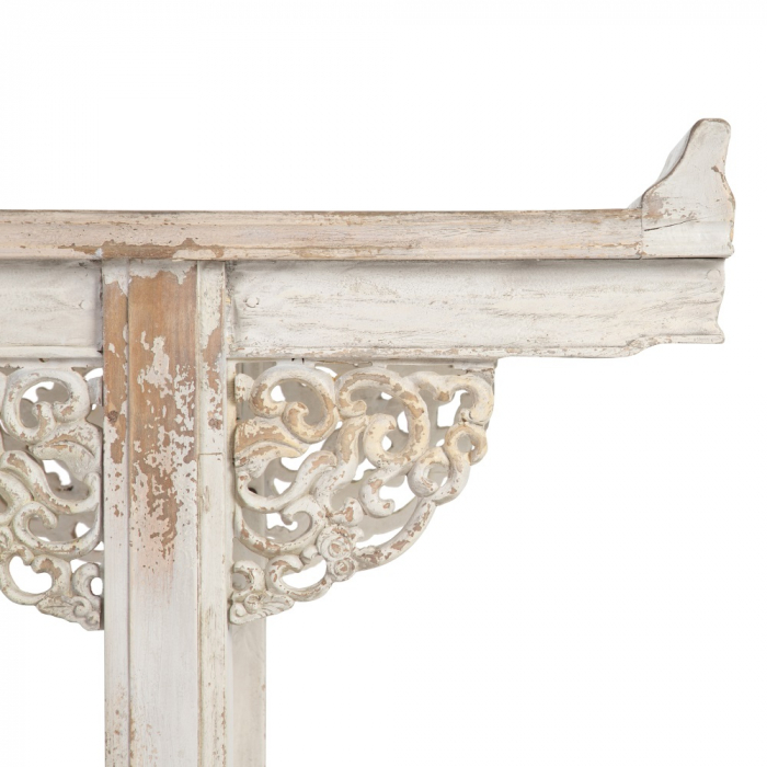 Consola Lemn Reciclat CreativDeco - Design Vintage cu Detalii Sculptate [6]