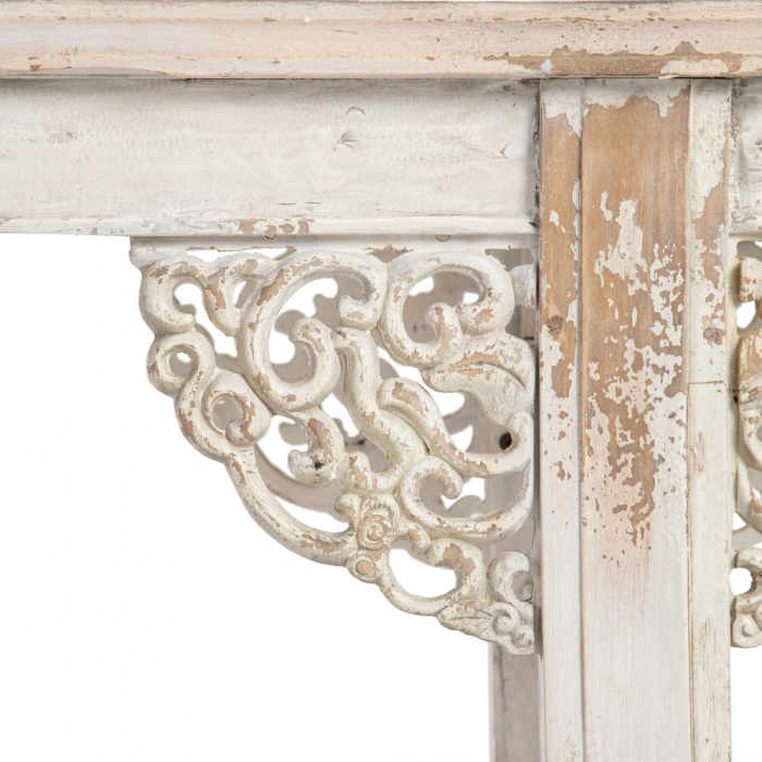 Consola Lemn Reciclat CreativDeco - Design Vintage cu Detalii Sculptate [5]